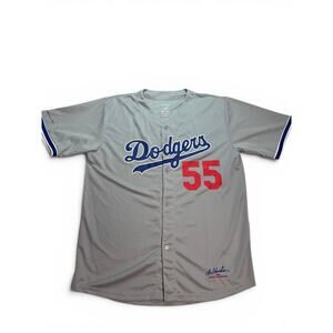 Los Angeles Dodgers Orel Hershiser #55 Jersey Men’s XL Gray Limited Edition